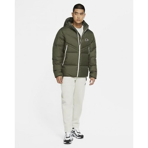 nike men's sportswear windrunner down fill hooded jacket